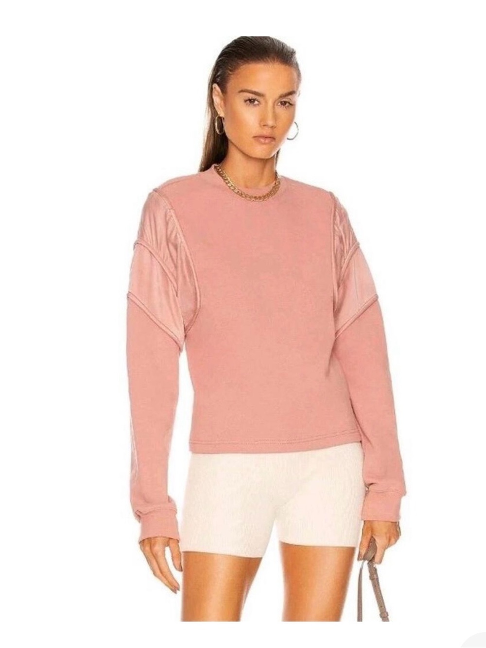 RTA Sweatshirt Gael Powder Pink Sz Sz Womens
